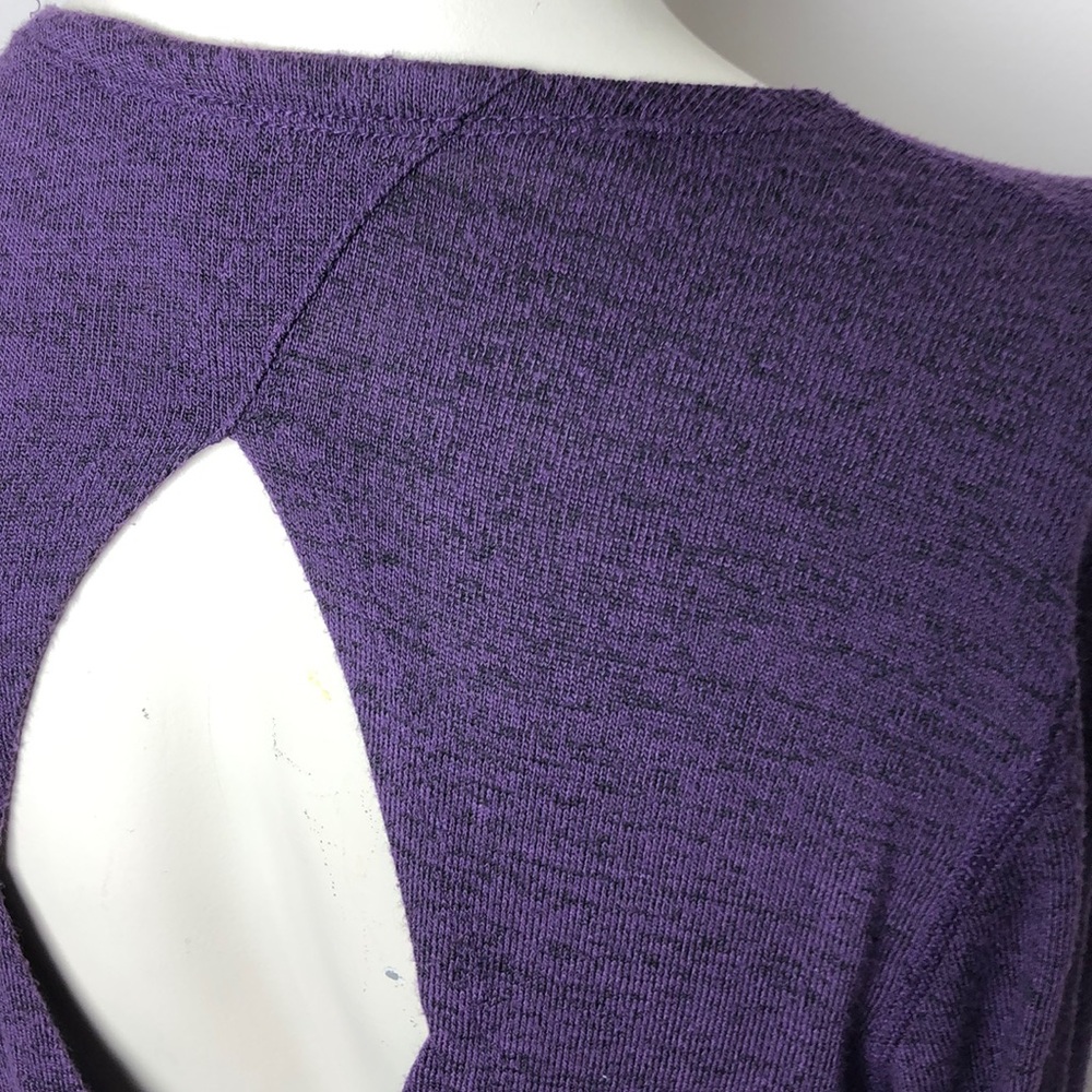 Karma Black/Purple Infinity Knit Wrap Cardigan Size M - Picture 12 of 15
